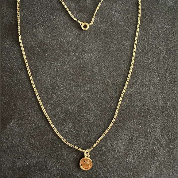 Electrical Picks “Happy” Necklace 14K Gold Filled Chain - Picture 2 of 4